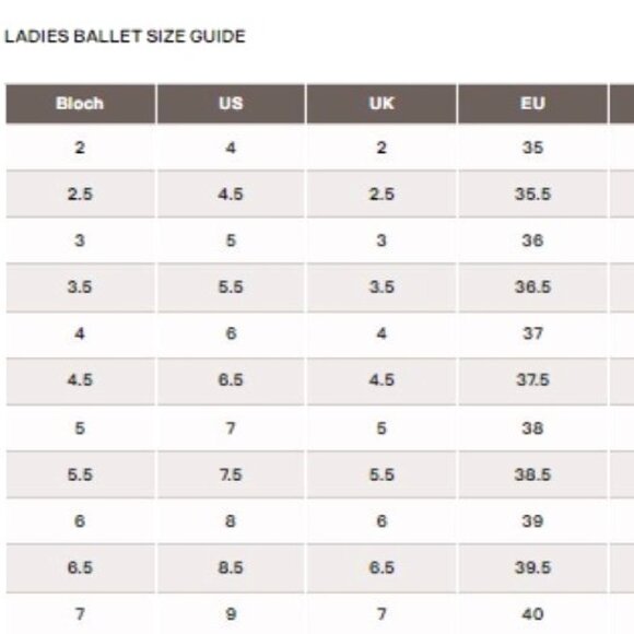 Bloch Elastosplit PI Leather Ballet Dance Shoes Split Sole Bloch 2C Women's 4C - Picture 9 of 9